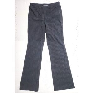 Atelier Pants Women Size 2 Gray Striped Pull On Casual Cocktail Party Formal